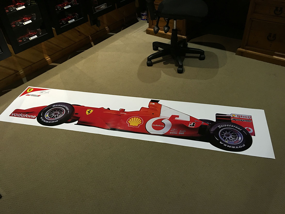 FERRARI SCHUMACHER FORMULA 1 GRAND PRIX CAR PICTURE