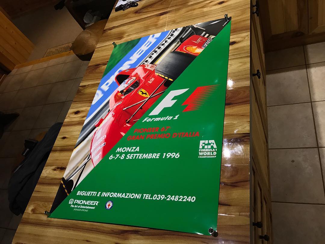 1996 F1 ITALY RACE GRAND PRIX poster
